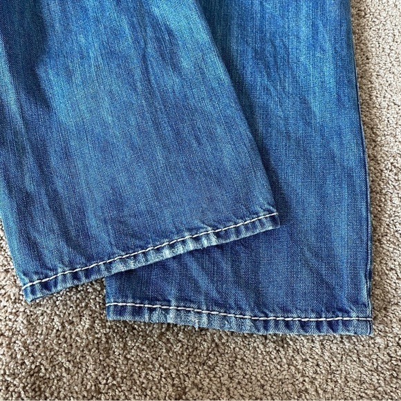 Rock & Roll Cowboy Double Barrel Relaxed Straight Leg Jeans Mens 33X36 - Picture 7 of 14